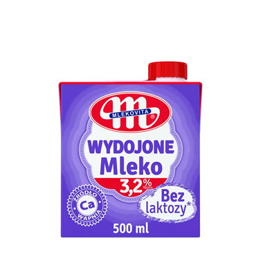 Wydojone Mleko bez laktozy UHT 3,2% 500ml - Mlekovita